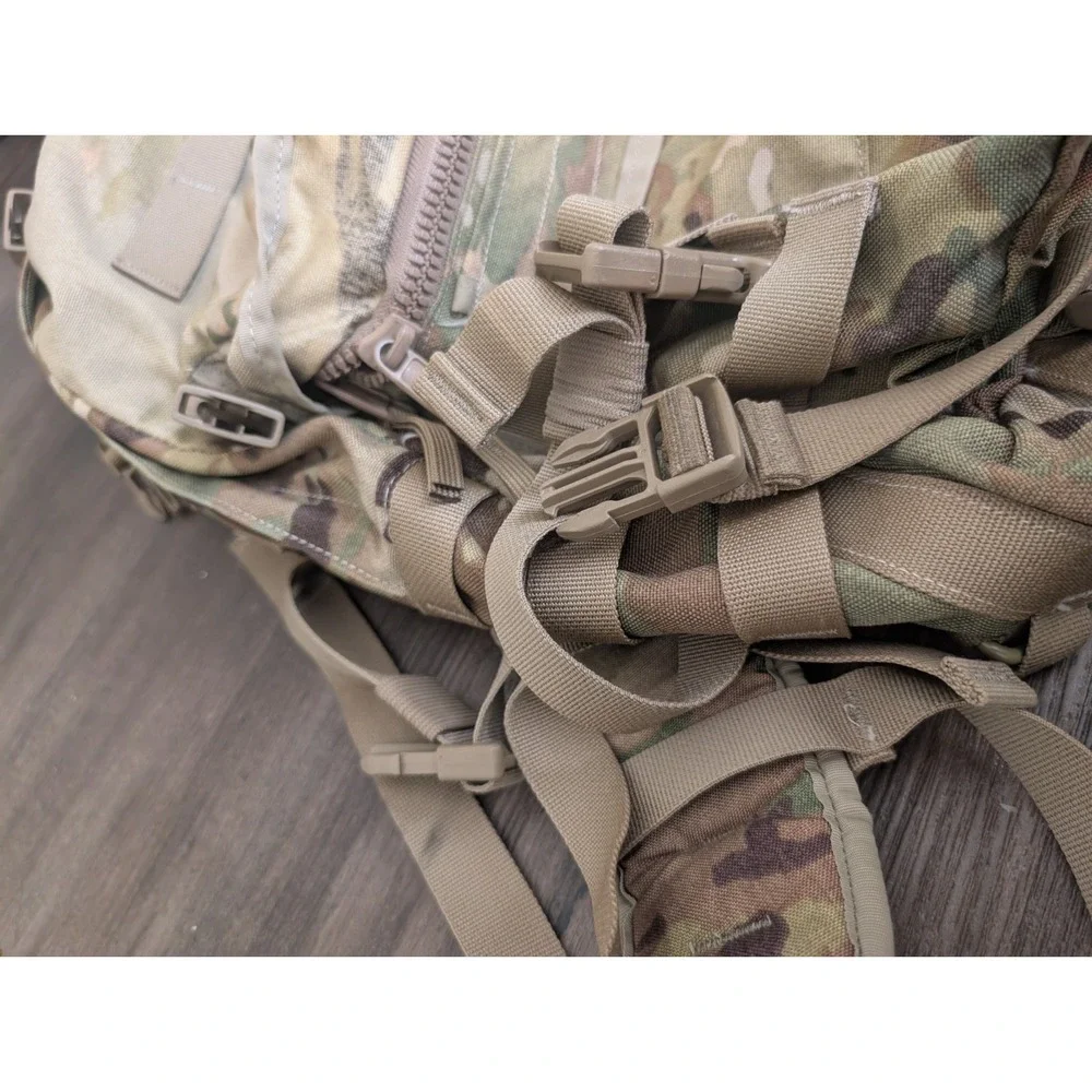US Army OCP Multicam MOLLE Assault Pack w/ ID Window Straps Military Surplus